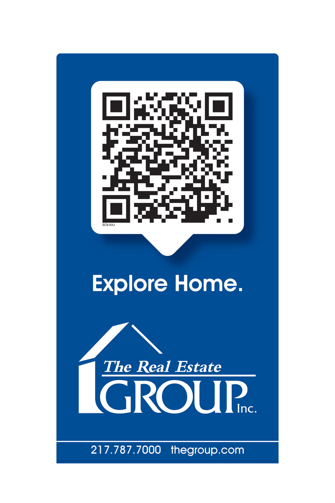 Real estate group signage