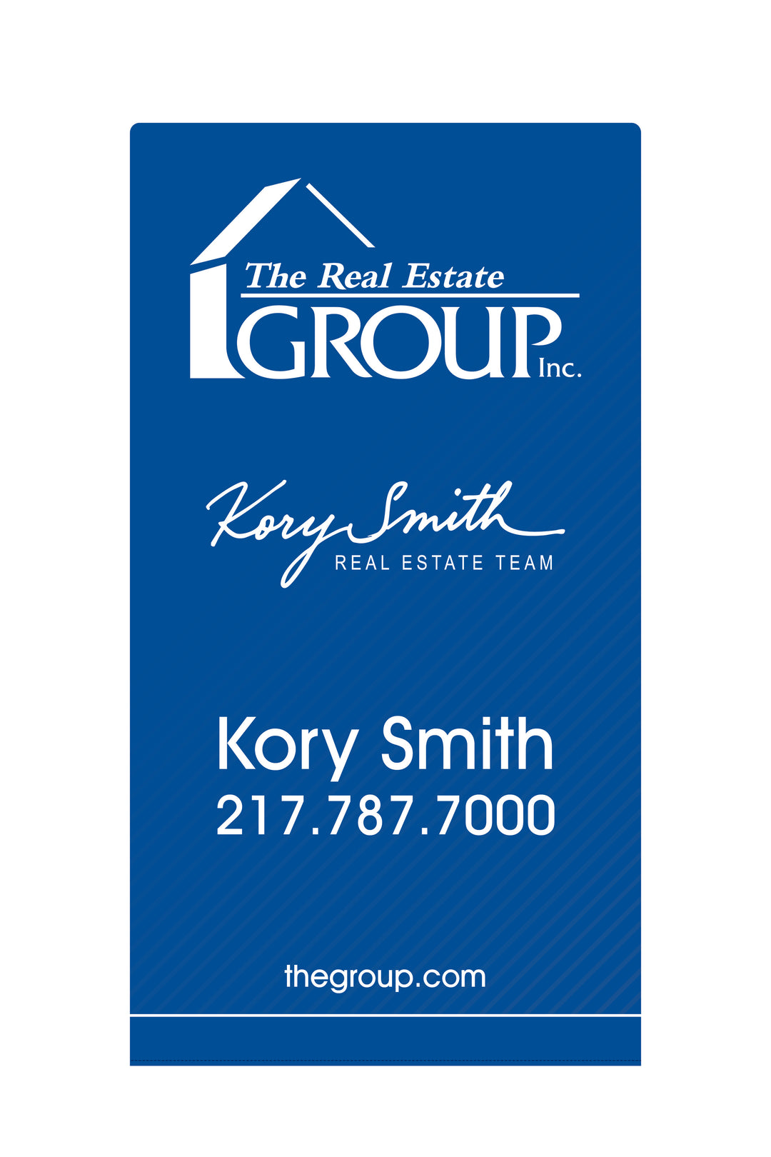 real estate group signage