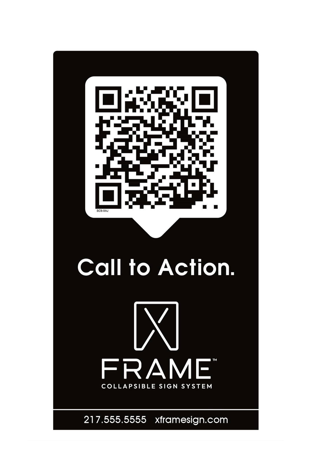 QR code real estate sign