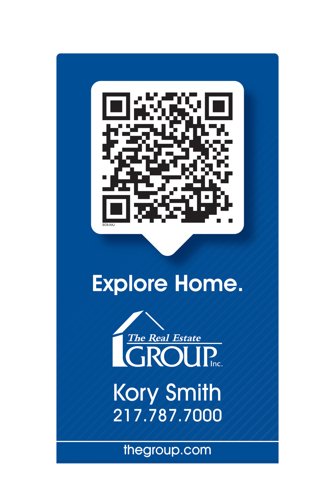 Real estate group signage