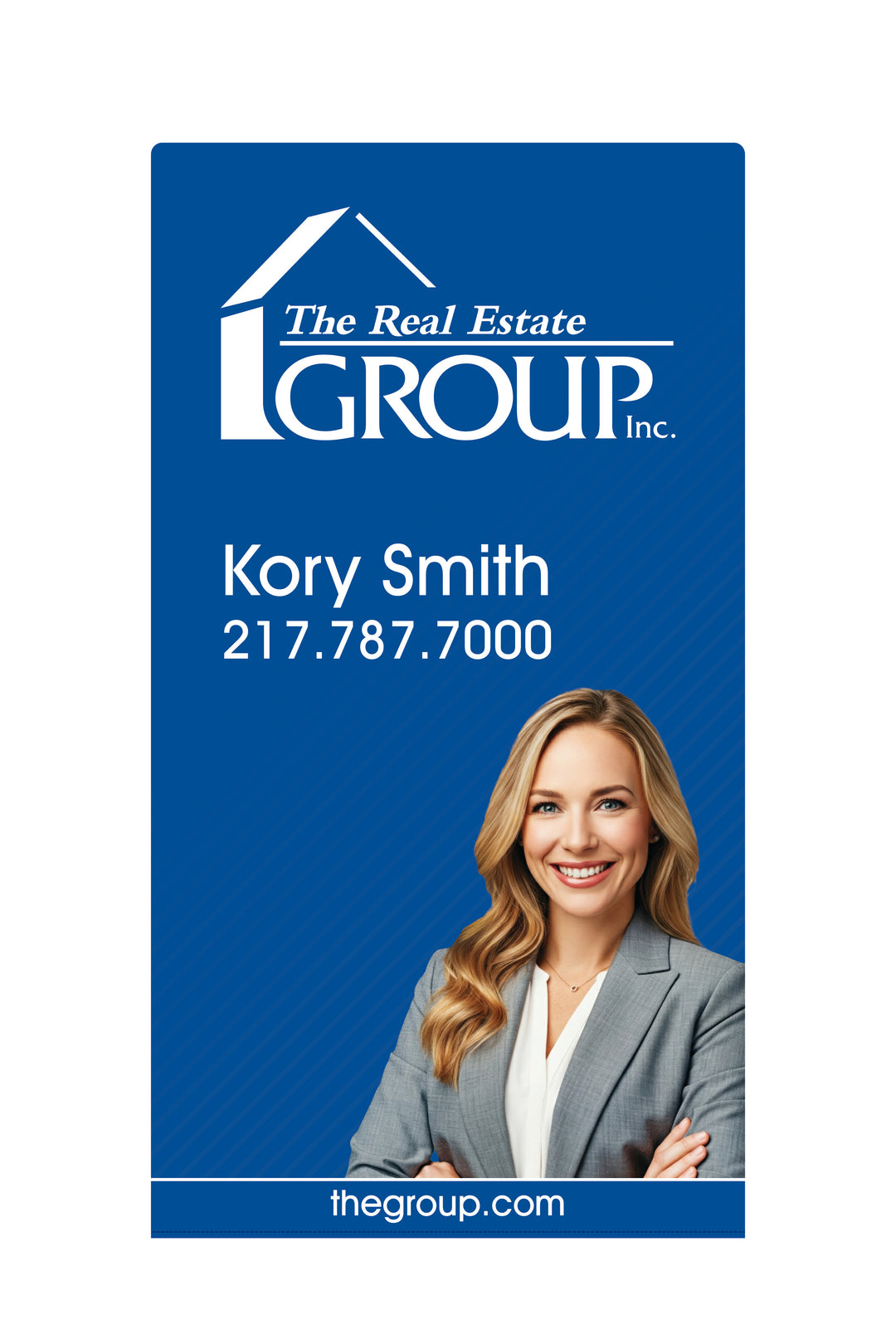 the real estate group signage