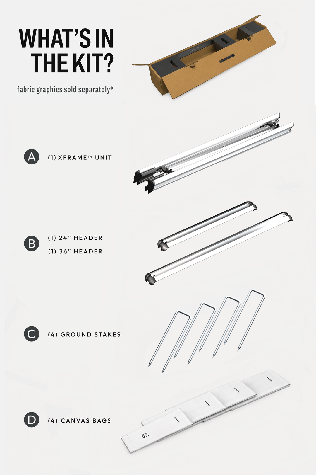 XFRAME 24/36 Combo Kit